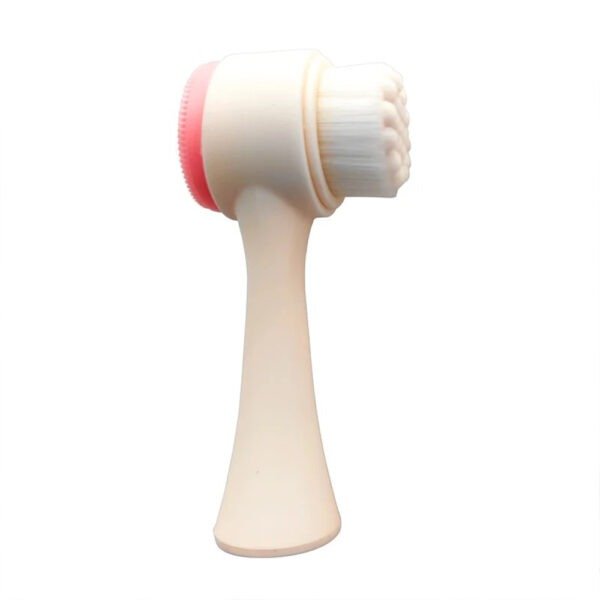 3D SILICONE DOUBLE SIDED FACE CLEANSING BRUSH