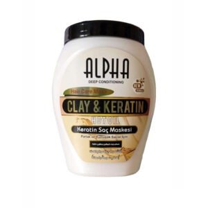 ALPHA DEEP CONDITIONING CLAY & KERATIN HOT OIL HAIR CARE MASK