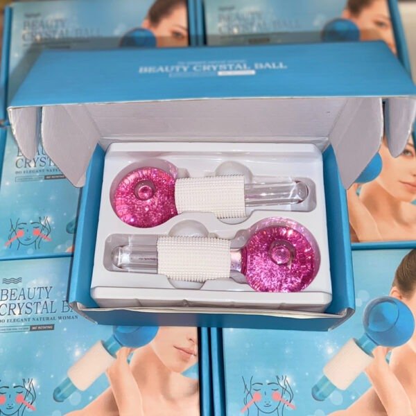 BEAUTY CRYSTAL BALL FACIAL COOLING ICE GLOBES - Image 4