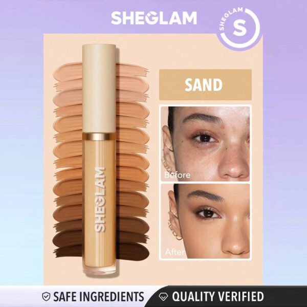 SHEGLAM 12-Hr FULL COVERAGE MATTE LIQUID LONG-LASTING CONCEALER - Image 10