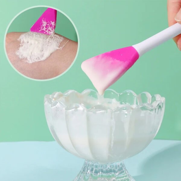 SILICONE MAKEUP REMOVAL SCRUBBER & FACE MASK APPLICATOR BRUSH - Image 5