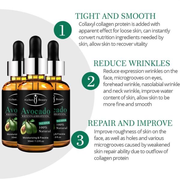 AICHUN BEAUTY AVOCADO FACE SERUM - Image 2