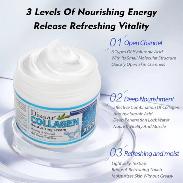 DISAAR COLLAGEN & HYALURONIC ACID CREAM - Image 3