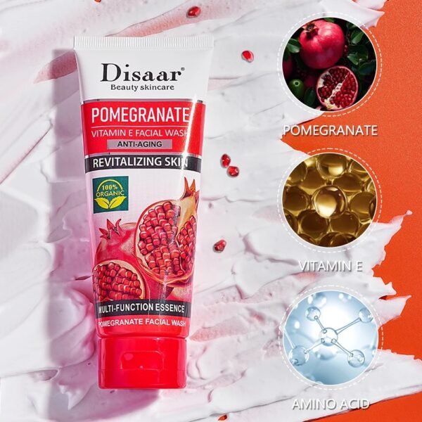 DISAAR POMEGRANATE VITAMIN E FACIAL WASH - Image 4
