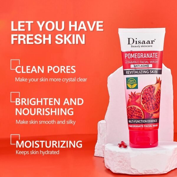 DISAAR POMEGRANATE VITAMIN E FACIAL WASH - Image 2