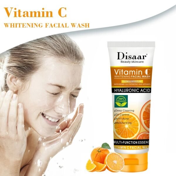 DISAAR VITAMIN C & HYALURONIC ACID FACIAL WASH - Image 5