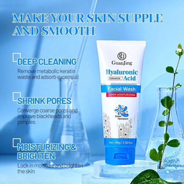 GUANJING HYALURONIC ACID & CERAMIDE FACIAL WASH - Image 3