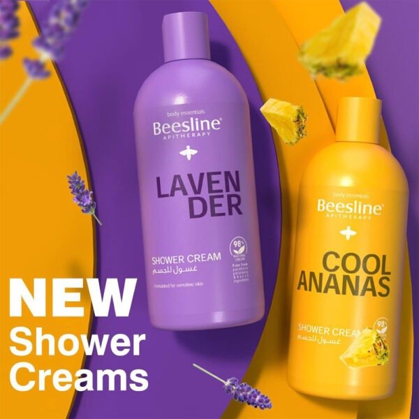 Beesline Lavender Shower Cream 500ML - Image 3