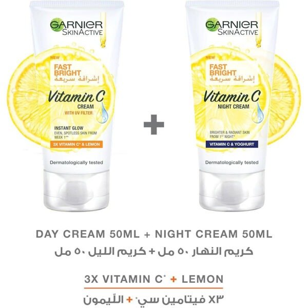 GARNIER SKIN ACTIVE FAST BRIGHT DAY CREAM WITH 3X VITAMIN C AND LEMON - Image 3