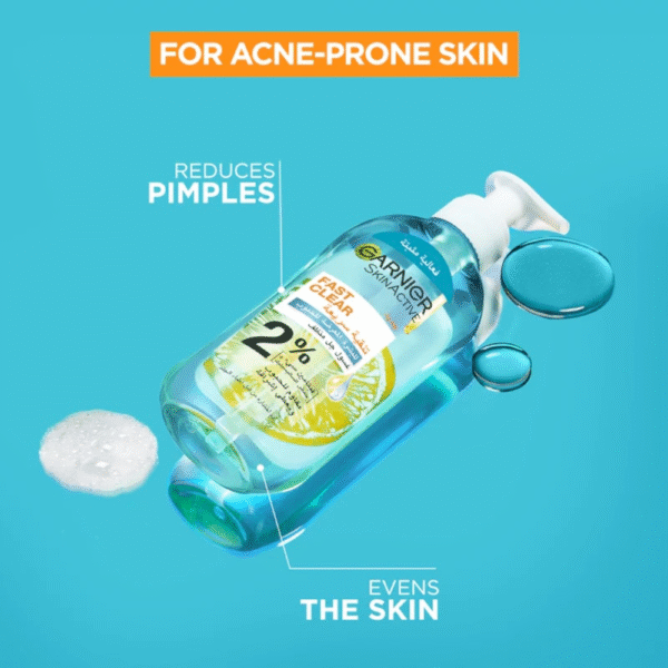 GARNIER SALICYLIC ACID & VITAMIN C GEL WASH