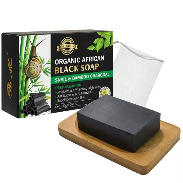 SNAIL & BAMBOO CHARCOAL BLACK SOAP