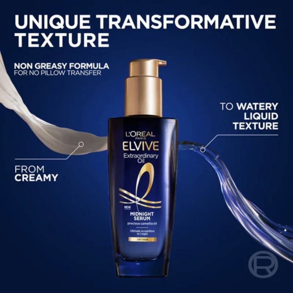 L'OREAL PARIS ELVIVE EXTRAORDINARY OIL MIDNIGHT SERUM