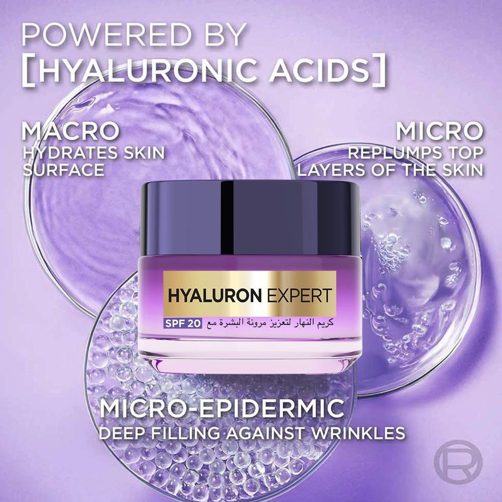 L'oreal Paris Hyaluron Expert Day Cream Spf20 - Image 2