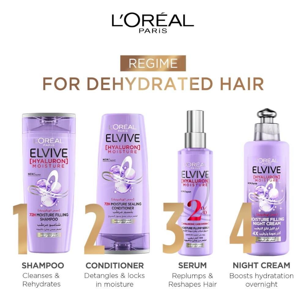 L’OREAL ELVIVE HYALURON MOISTURE SHAMPOO - Image 4