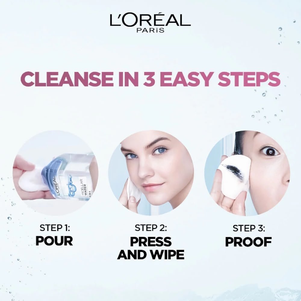L'oreal Paris Micellar Water With Rose Extract - Image 4