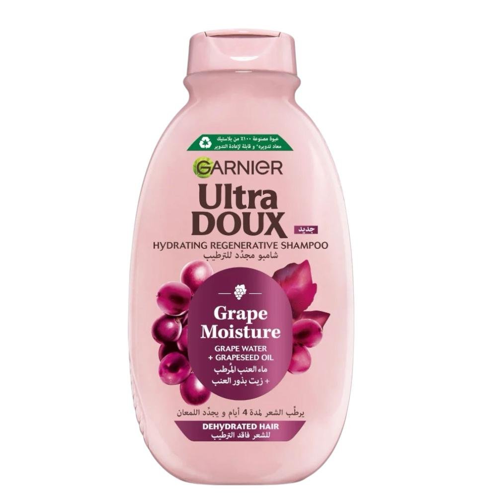 GARNIER ULTRA DOUX GRAPE MOISTURE HYDRATING SHAMPOO