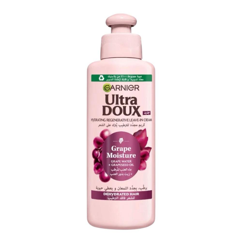 GARNIER ULTRA DOUX GRAPE MOISTURE HYDRATING LEAVE-IN CREAM