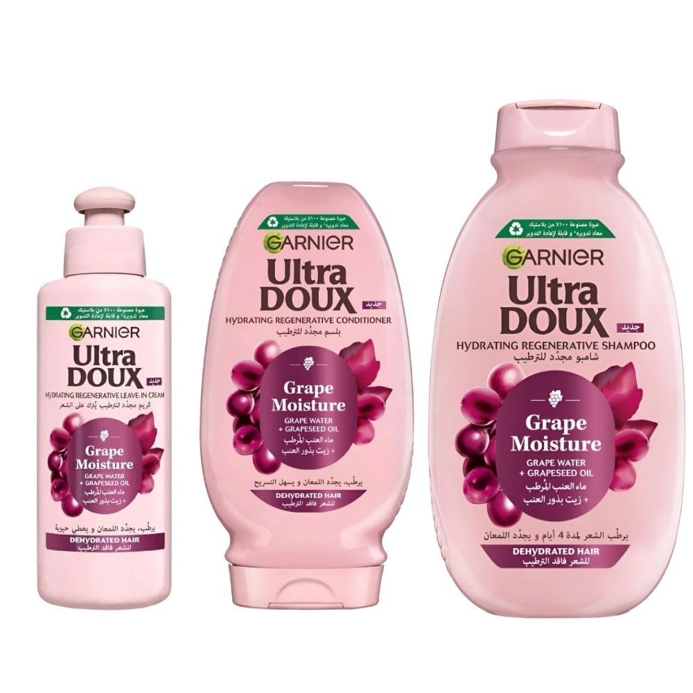 GARNIER ULTRA DOUX GRAPE MOISTURE HYDRATING LEAVE-IN CREAM