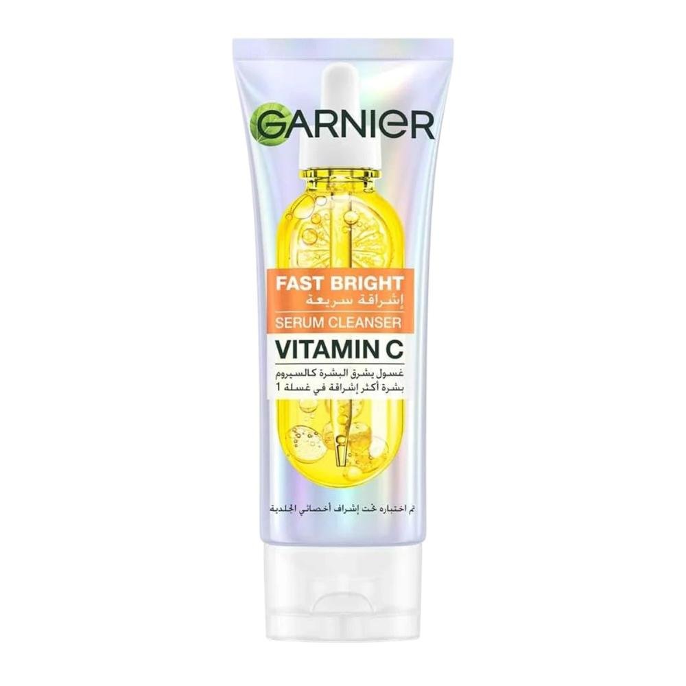 GARNIER BRIGHT COMPLETE VITAMIN C SERUM CLEANSER