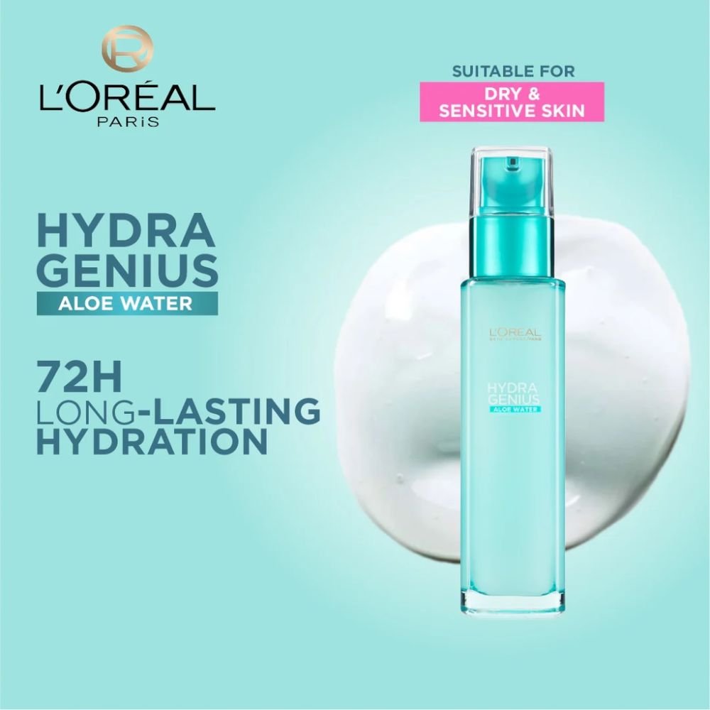L'oreal Paris Hydragenius Gel Facial Moisturizer Dry And Sensitive Skin