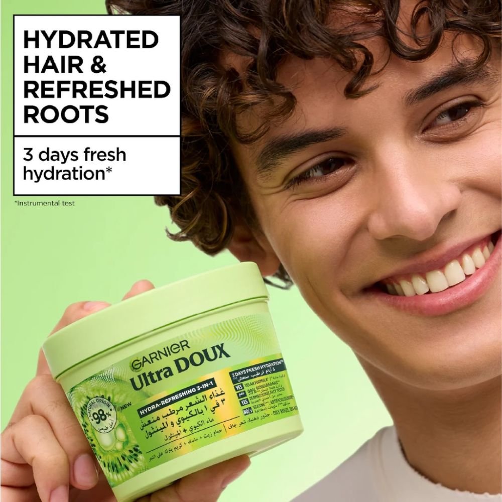 Garnier Ultra Doux Hair Food Kiwi Hydrating Hair Mask - Image 2