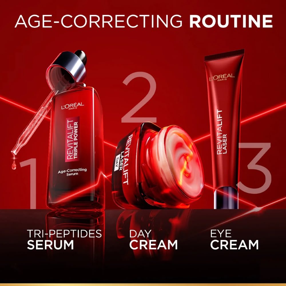 L'oreal Paris Revitalift Laser Triple Power Serum 30ml - Image 6