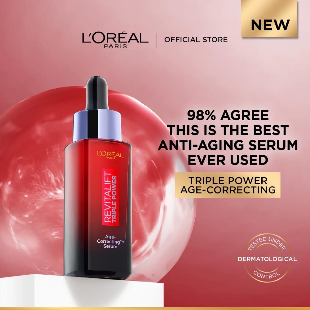 L'oreal Paris Revitalift Laser Triple Power Serum 30ml - Image 4