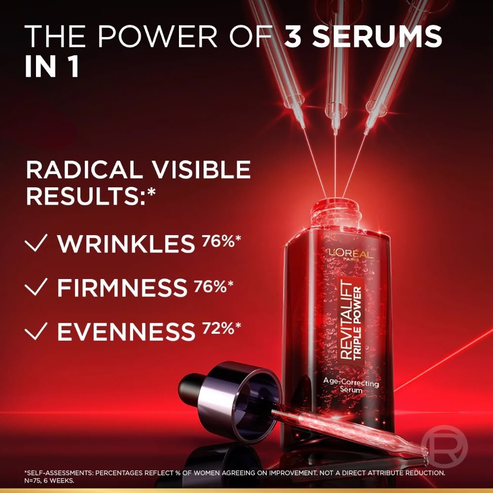 L'oreal Paris Revitalift Laser Triple Power Serum 30ml - Image 2