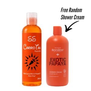 Shinyskinoo Carrotan Oil +FREE Beesline Shower Cream