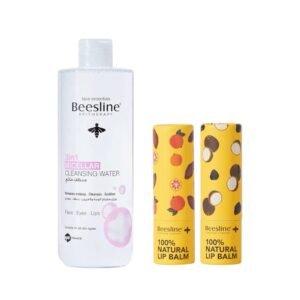 Beesline Micellar Water 400ml + 2 Lip Balms