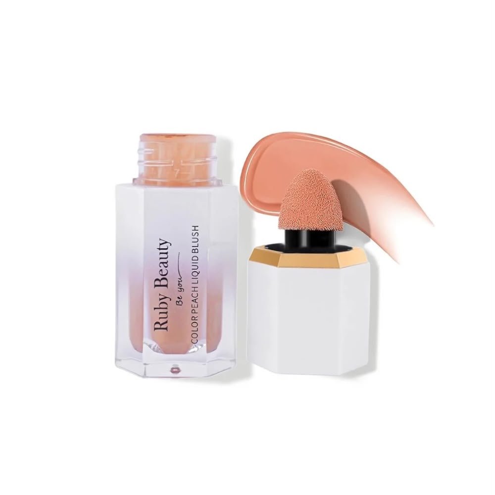 Ruby Beauty Color Peach Liquid Blush 253 - Image 2