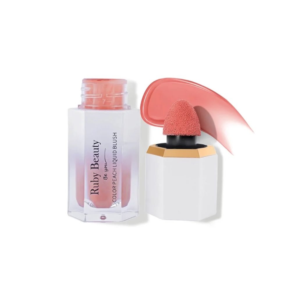Ruby Beauty Color Peach Liquid Blush 253 - Image 3