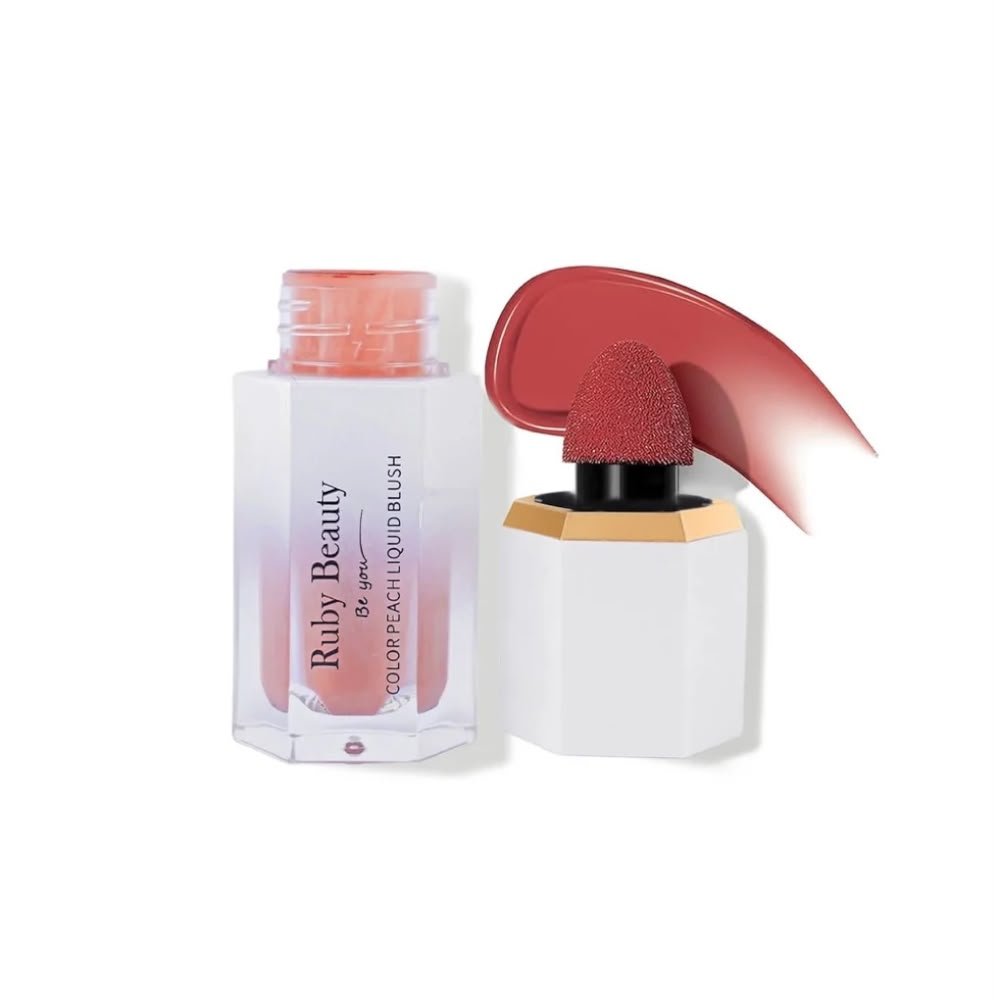 Ruby Beauty Color Peach Liquid Blush 253 - Image 4