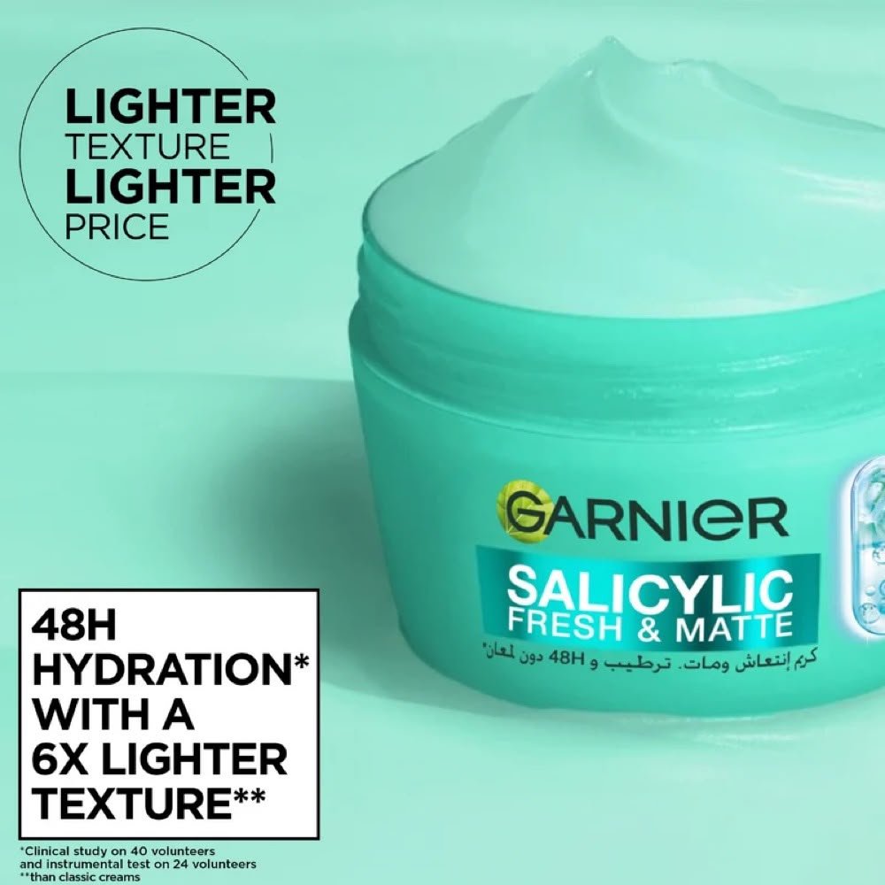 Garnier Salicylic Fresh & Matte Cream - Image 2