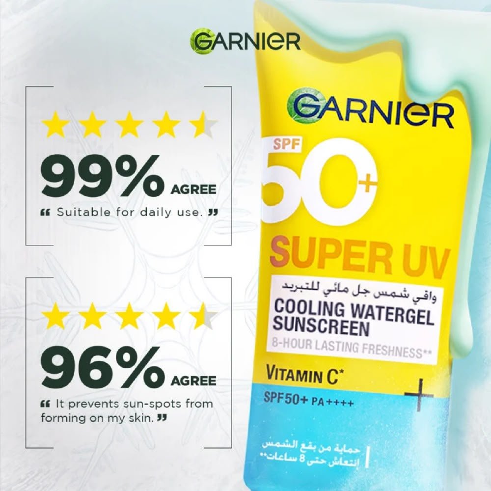 Garnier Super UV Cooling Water Gel Sunscreen
