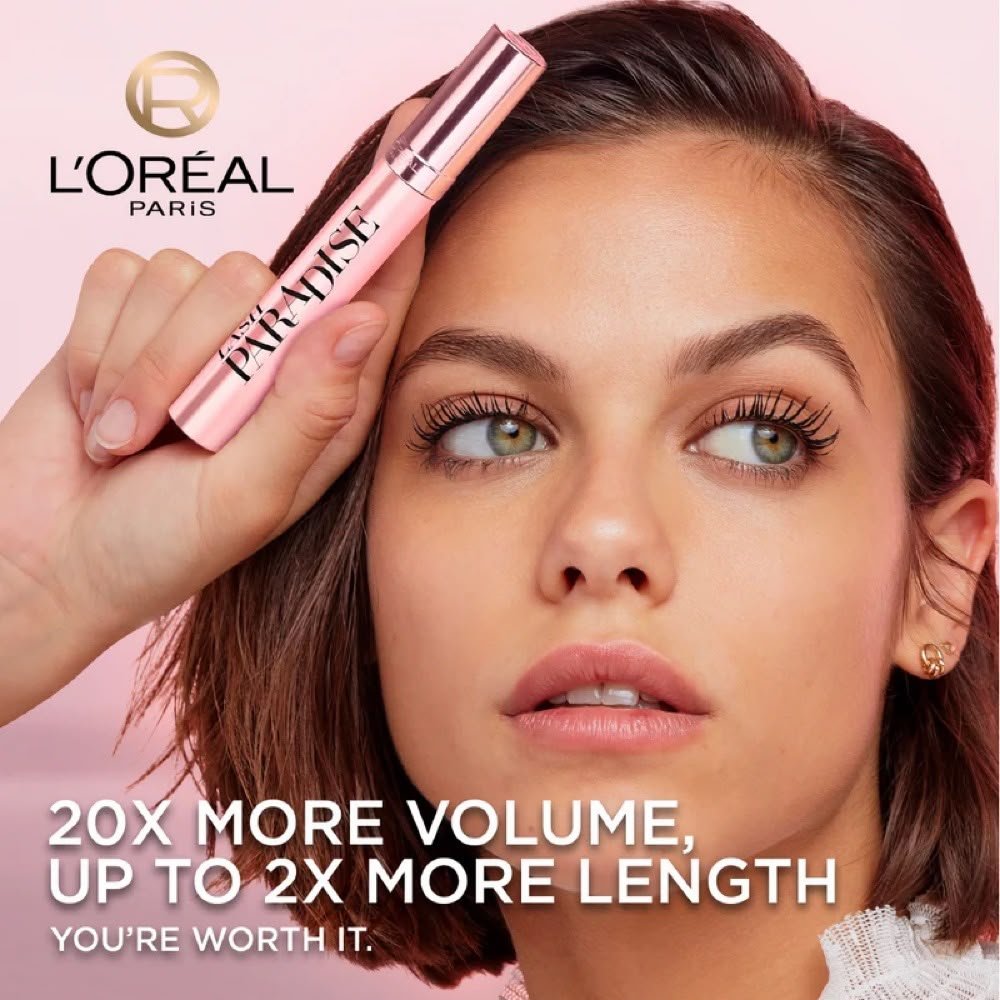 L'Oréal Paris Lash Paradise 24 Hour, Black Mascara
