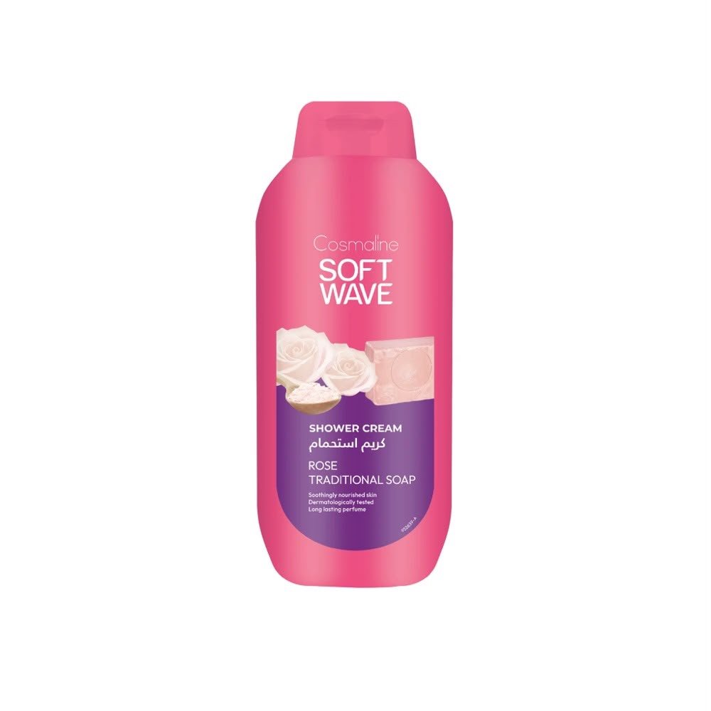 Soft Wave Rose Traditional Soap Shower Cream 650ML